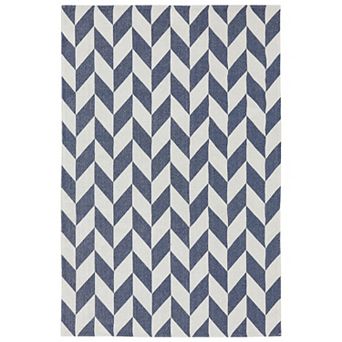 Sunnydaze Recycled Cotton Flat Weave Indoor Area Rug for Living Room