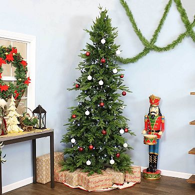 Sunnydaze Slim and Stately Indoor Unlit Artificial Christmas Tree - Green