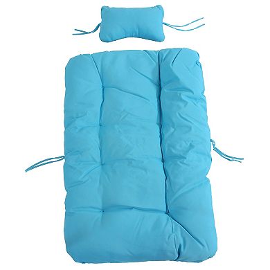 Sunnydaze Julia Egg Chair Replacement Seat and Headrest Cushions