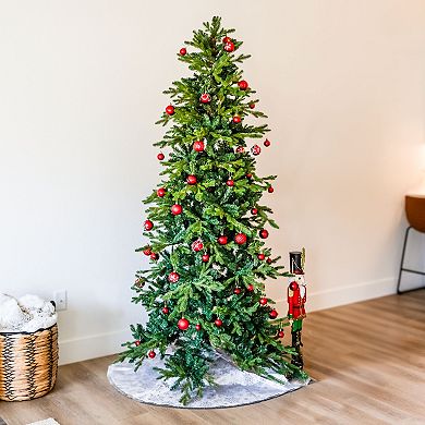 Sunnydaze Slim and Stately Indoor Unlit Artificial Christmas Tree - Green