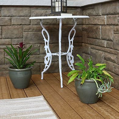 Sunnydaze Chalet Ceramic Indoor/Outdoor Planter - Gray - 9-Inch - Set of 2