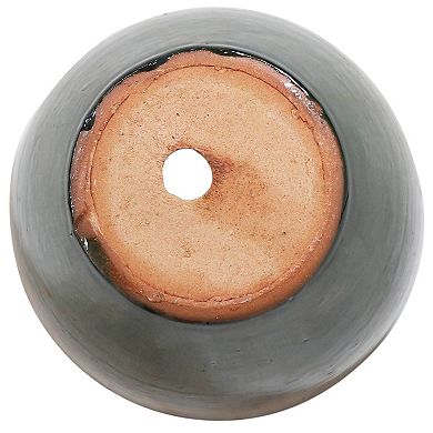 Sunnydaze Resort Glazed Ceramic Planter - Set of 2