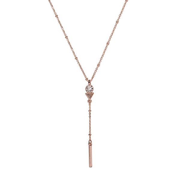 Rose gold necklace deals kohls