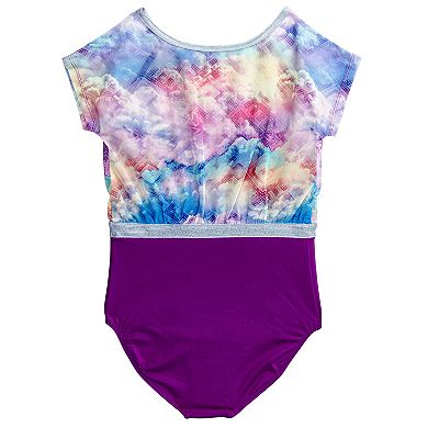 Girls 4-16 Rainbeau Moves Shortsleeve Leotard with Keyhole