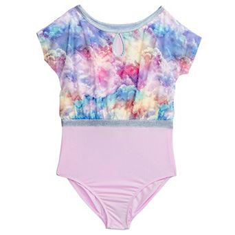 Girls 4-16 Rainbeau Moves Shortsleeve Leotard with Keyhole