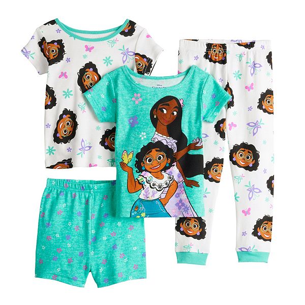 Disney's Encanto Toddler Girl "Encanto Loves" 4Piece Pajama Set