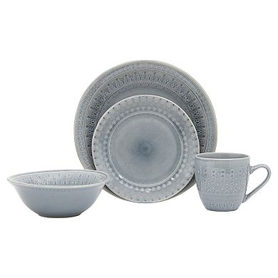 Baum Elegant Grey 16-pc. Dinnerware Set