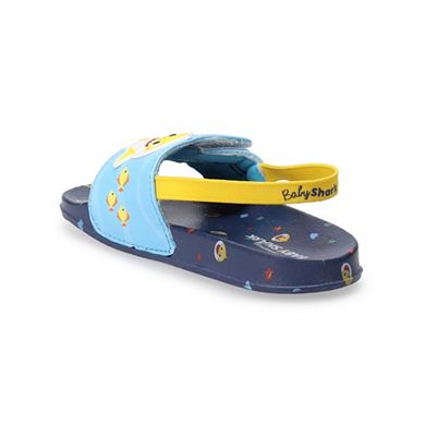Baby Shark Toddler Boys' Soccer Slide Sandals