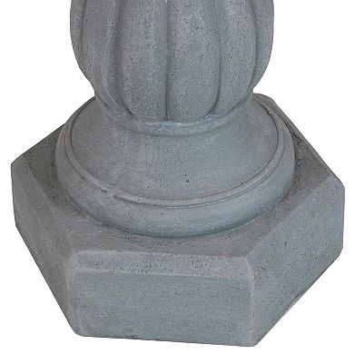 Sunnydaze Contemporary Pillar Indoor/Outdoor Gazing Globe Stand