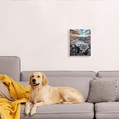Stupell Home Decor Dogs Off-Roading Desert Plaque Wall Art
