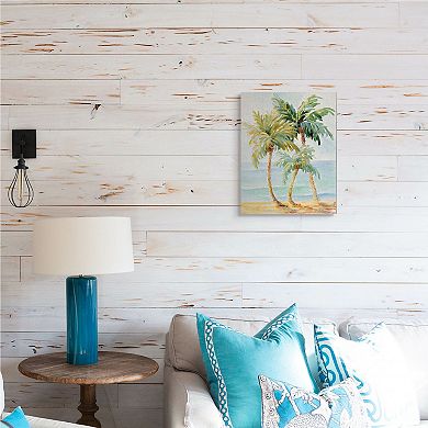 Stupell Home Decor Tropical Palm Trees Canvas Wall Art