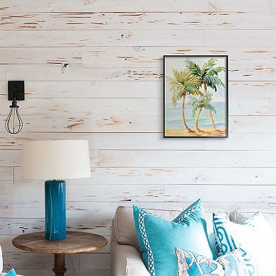 Stupell Home Decor Tropical Palm Trees Framed Wall Art