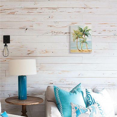 Stupell Home Decor Tropical Palm Trees Plaque Wall Art