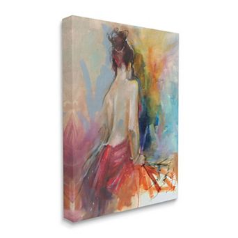 Stupell Home Decor Contemporary Female Pose Canvas Wall Art