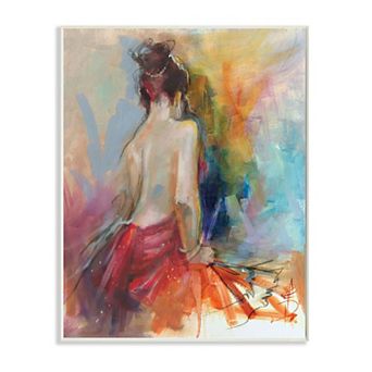 Stupell Home Decor Contemporary Female Pose Plaque Wall Art