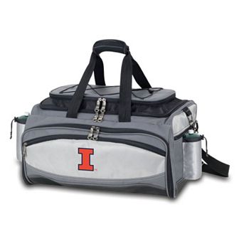 Illinois Fighting Illini 6 pc Propane Grill & Cooler Set