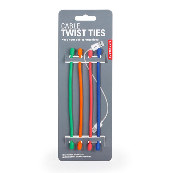 Kikkerland Cable Twist Ties