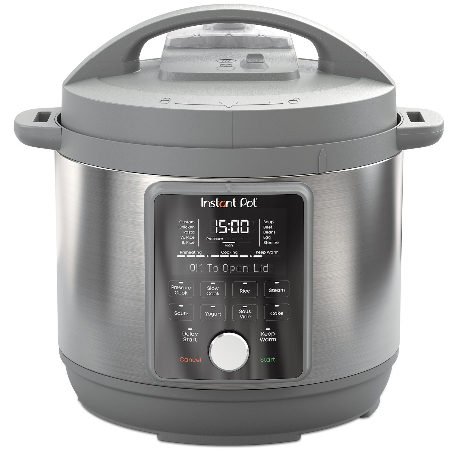 Imusa 4.2Qt Stovetop Aluminum Pressure Cooker with Safety Regulator 