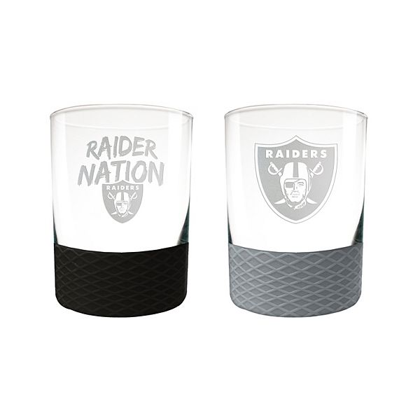 Las Vegas Raiders Commissioner Glass Set