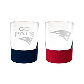 New England Patriots Commissioner Glass Set