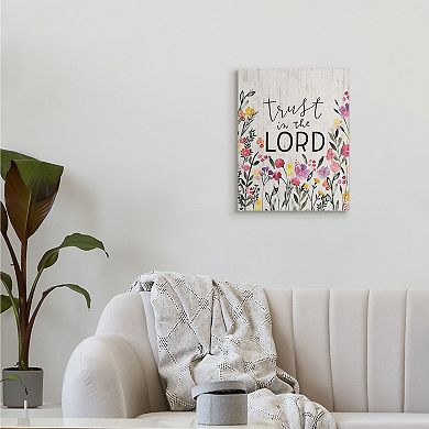 Stupell Home Decor Trust in the Lord Canvas Wall Art