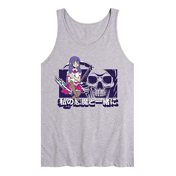 Men's Anime Down With My Demons Tank