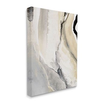 Stupell Home Decor Abstract Paint Strokes Fluid Canvas Wall Art