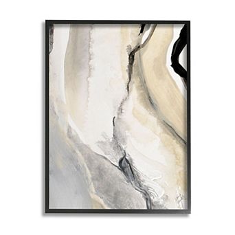 Stupell Home Decor Abstract Paint Strokes Fluid Framed Wall Art