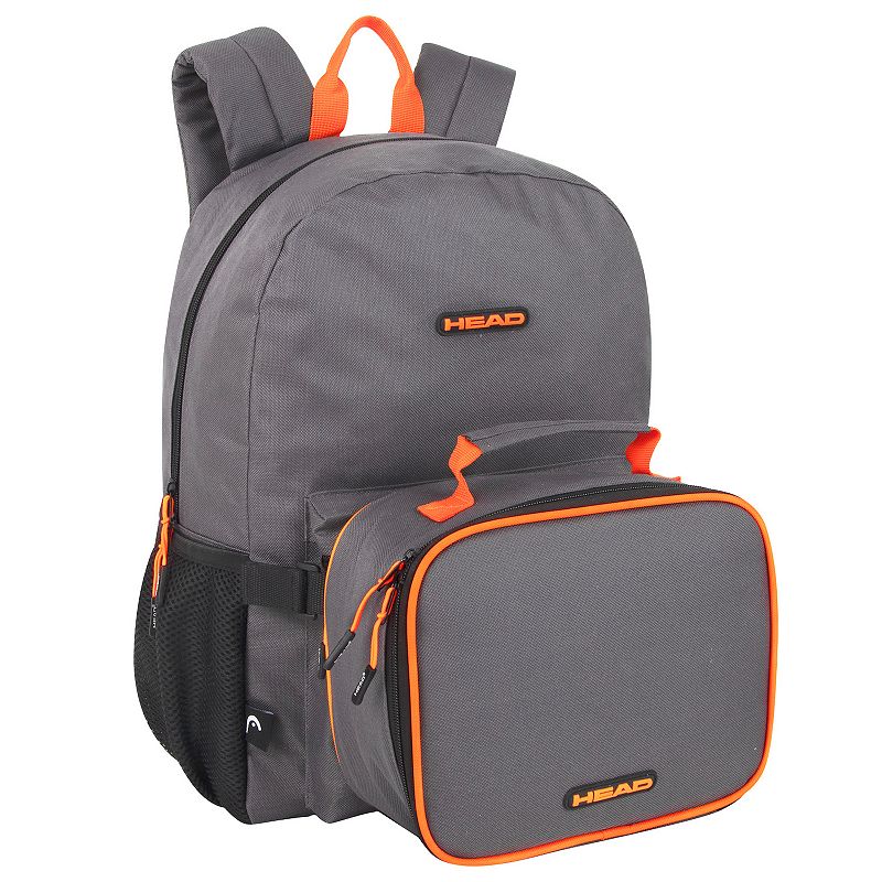 HEAD Backpack and Lunch Bag Set, Grey