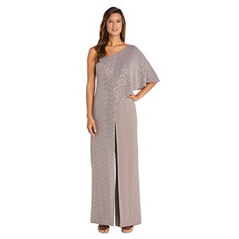 Women's R&M Richards Sparkly Capelet Jumpsuit