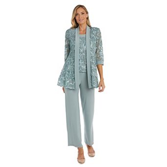 Women's R&M Richards 2 pc Mock Soutache Pant Set