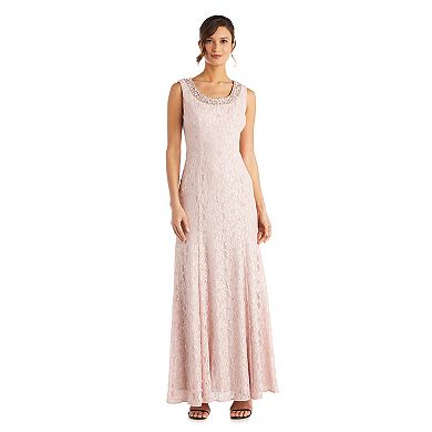 Women's R&M Richards 2-piece A-Line Dress & Sheer Jacket Set