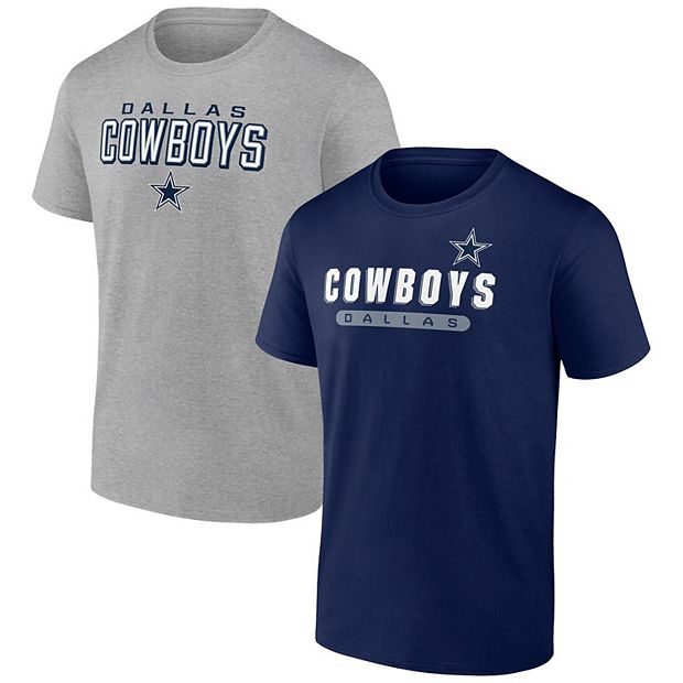 Dallas Cowboys Concepts Sport Big & Tall T-Shirt & Pants Sleep Set - Navy/Heathered  Gray