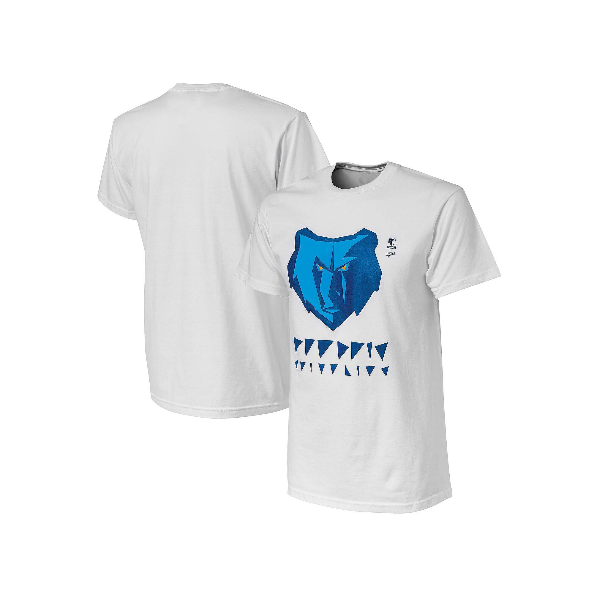 Mens NBA x Naturel White Memphis Grizzlies No Caller ID T-Shirt, Size: Med