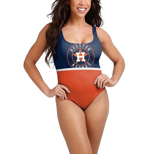 Women's FOCO Navy Chicago Bears Team One-Piece Swimsuit