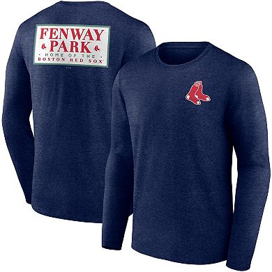 Men's Fanatics Branded Navy Boston Red Sox Fenway Park Home Hometown Collection Long Sleeve T-Shirt