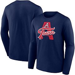 Men's Nike John Smoltz Navy Atlanta Braves Cooperstown Collection Name &  Number T-Shirt 
