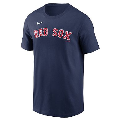 Men's Nike Trevor Story Navy Boston Red Sox Name & Number T-Shirt