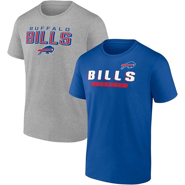 Men's Fanatics Branded Royal/White Buffalo Bills Solid Two-Pack