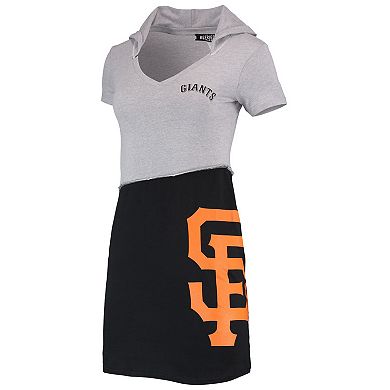 Women's Refried Apparel Heathered Gray/Black San Francisco Giants Hoodie Dress