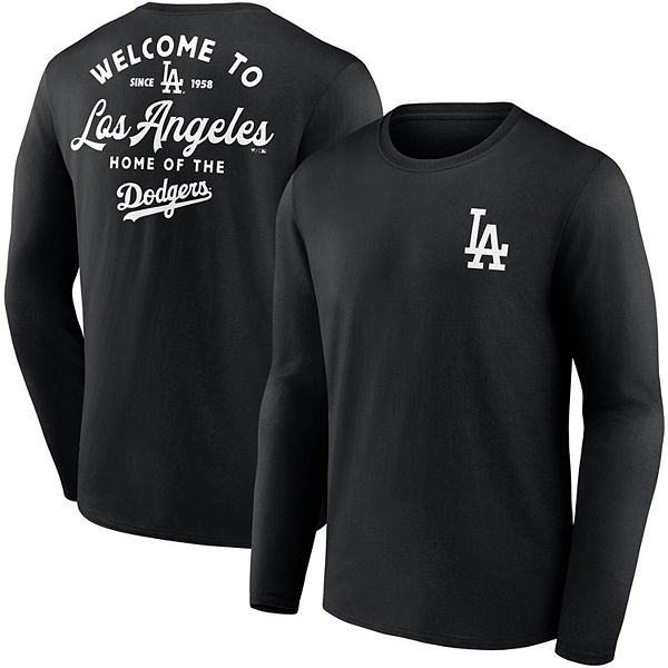 Men's Fanatics Branded Black Los Angeles Dodgers Welcome