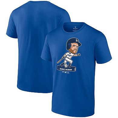 Men's Nike Freddie Freeman Royal Los Angeles Dodgers Bobblehead T-Shirt