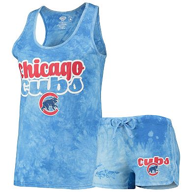 Women's Concepts Sport Royal Chicago Cubs Billboard Racerback Tank Top & Shorts Set