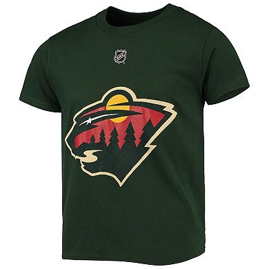Youth Marc-Andre Fleury Green Minnesota Wild Player Name & Number T-Shirt