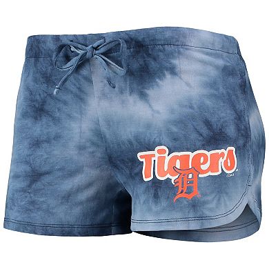 Women's Concepts Sport Navy Detroit Tigers Billboard Racerback Tank Top & Shorts Set