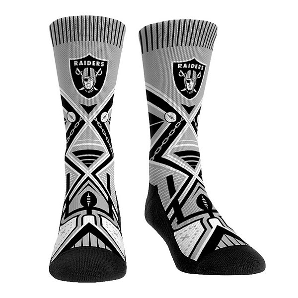 Rock Em Socks Las Vegas Raiders Move the Chains Crew Socks