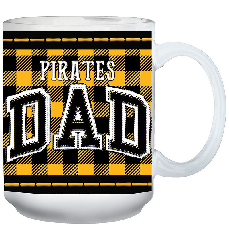Pittsburgh Pirates 15oz. Buffalo Plaid Fathers Day Mug, Multicolor