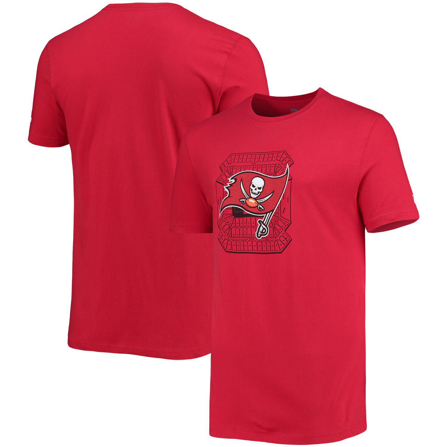 Outerstuff Youth Red Tampa Bay Buccaneers Primary Logo T-Shirt Size: Extra Large