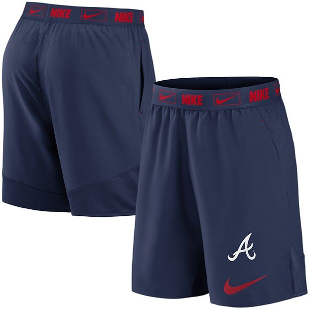 Men's Nike Navy Atlanta Braves Primetime Logo Performance Shorts