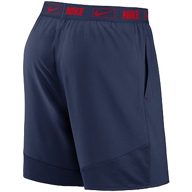 Men's Nike Navy Atlanta Braves Primetime Logo Performance Shorts